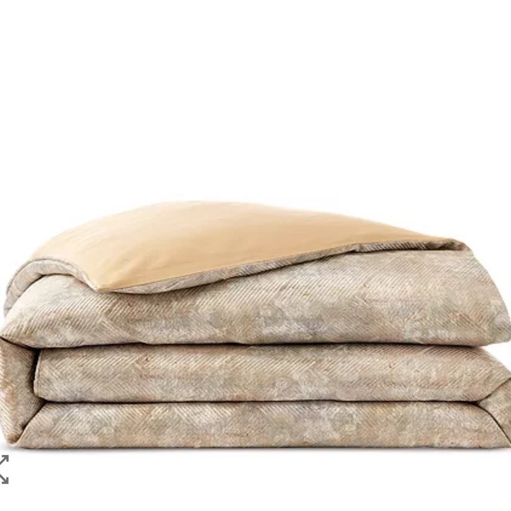 Hudson Park Collection Duvet includes Pillow Cases Sandstone - Picture 2 of 9